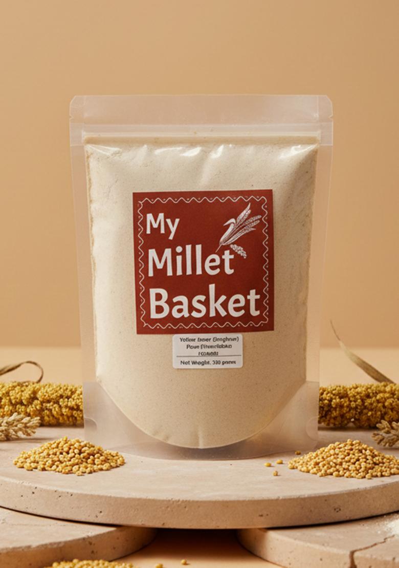 Kalagura Gampa Yellow Jowar (Sorghum) Flour (Homemade) (Mymb) (500 Grams)