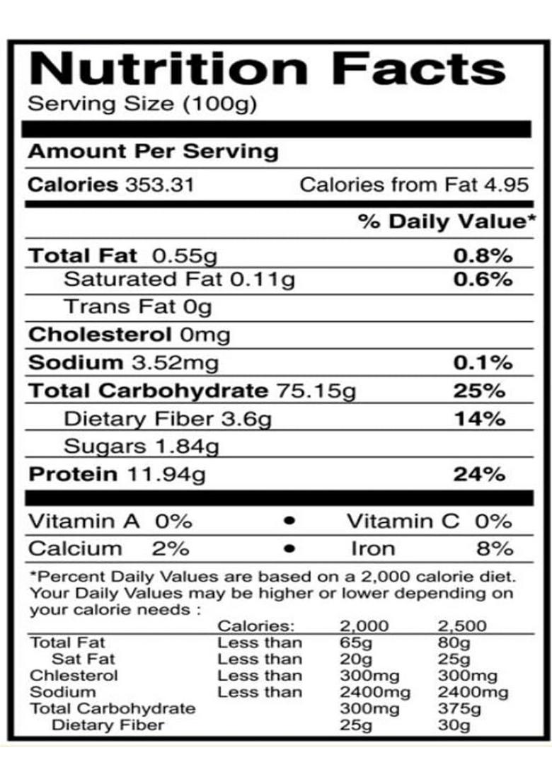 Flavourica Organic Fiber Rich Whole Suji/Sooji Rava, 1 Kg,Premium Semolina For Delicious Creations