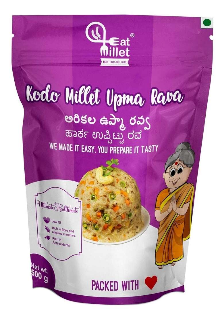Eat Millet Kodo Upma Rava Pack Of 2 - Indya