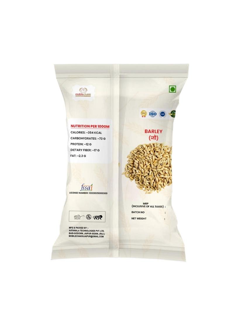 Mobile Chakki Jau Sabut (Barley Whole Grain) | High-Fibre, Low-Gi Grain For Digestion & Daily Wellness