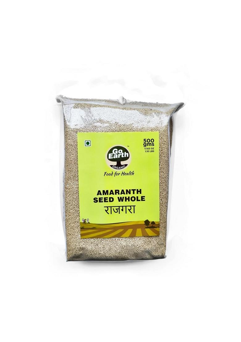 Go Earth Organic Rajgira Seeds, 500 Gm | Whole Amaranth For Fasting High In Fibre And Protein Seeds Everyday Health