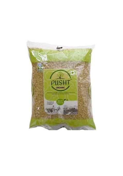 Pusht Organic Pulses - Moong Dhuli, 1Kg