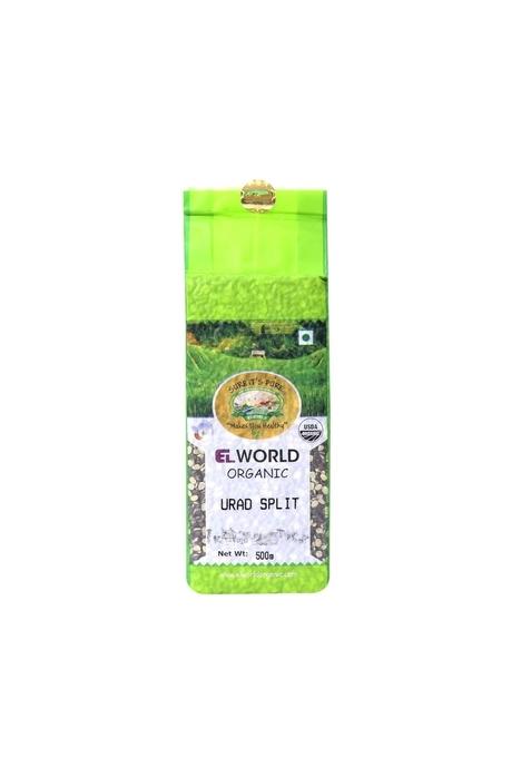 Elworld Agro & Organic Food Products Urad Black Split- 2.5Kg (Pack Of 5)