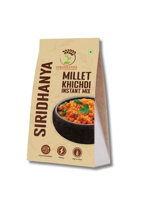 Siridhanya Millet Khichdi Instant Mix | Ready To Cook Breakfast High Fibre Savoury Tasty Homemade Style In Minutes Ideal For Busy Mornings & Light Meals (450G Pack Of 1)