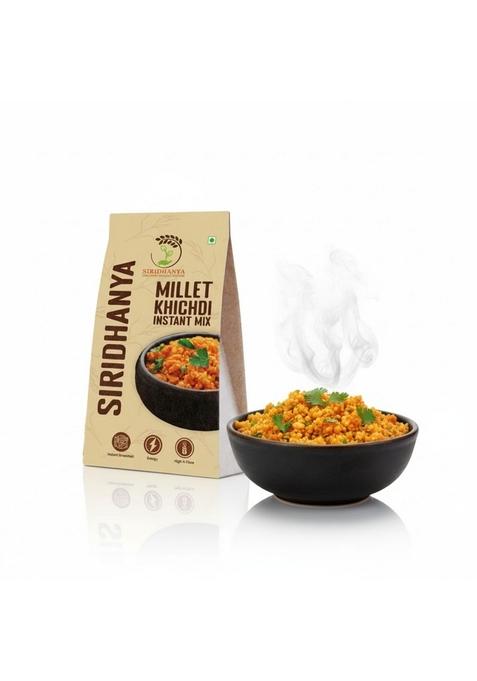 Siridhanya Millet Khichdi Instant Mix | Ready To Cook Breakfast High Fibre Savoury Tasty Homemade Style In Minutes Ideal For Busy Mornings & Light Meals (450G Pack Of 1)