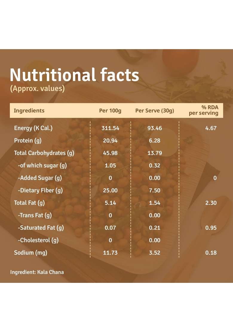 Farmart Pantry Kala Chana (500 G) | Protein & Fiber-Rich Ideal For Curries, Chaat Healthy Cooking - Indya
