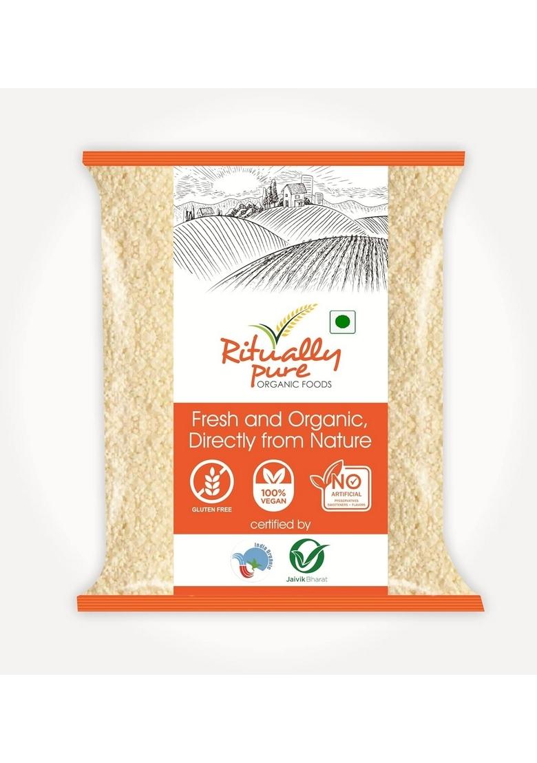 Ritually Pure 100% Organic | Sooji Semolina No Pesticides 500 Gm Pack