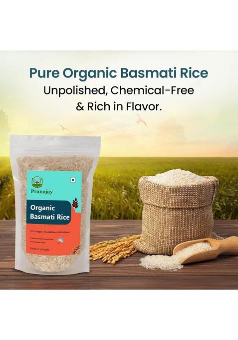 Pranajay Organic White Basmati Rice