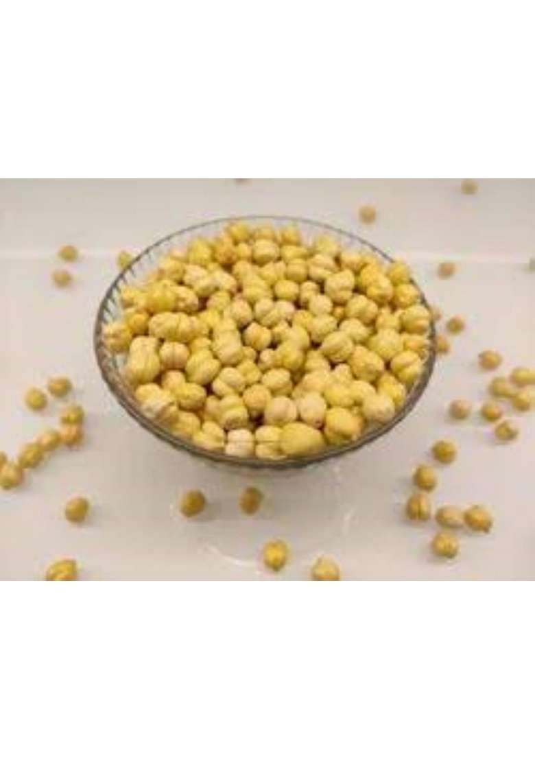 Seltos Organics Roasted Whole Chana | Premium Desi Chickpeas Without Husk Bhuna Bengal Gram Dal High Protein & Fiber Low Carb Diet Snack Unsalted Healthy (400G) - Indya