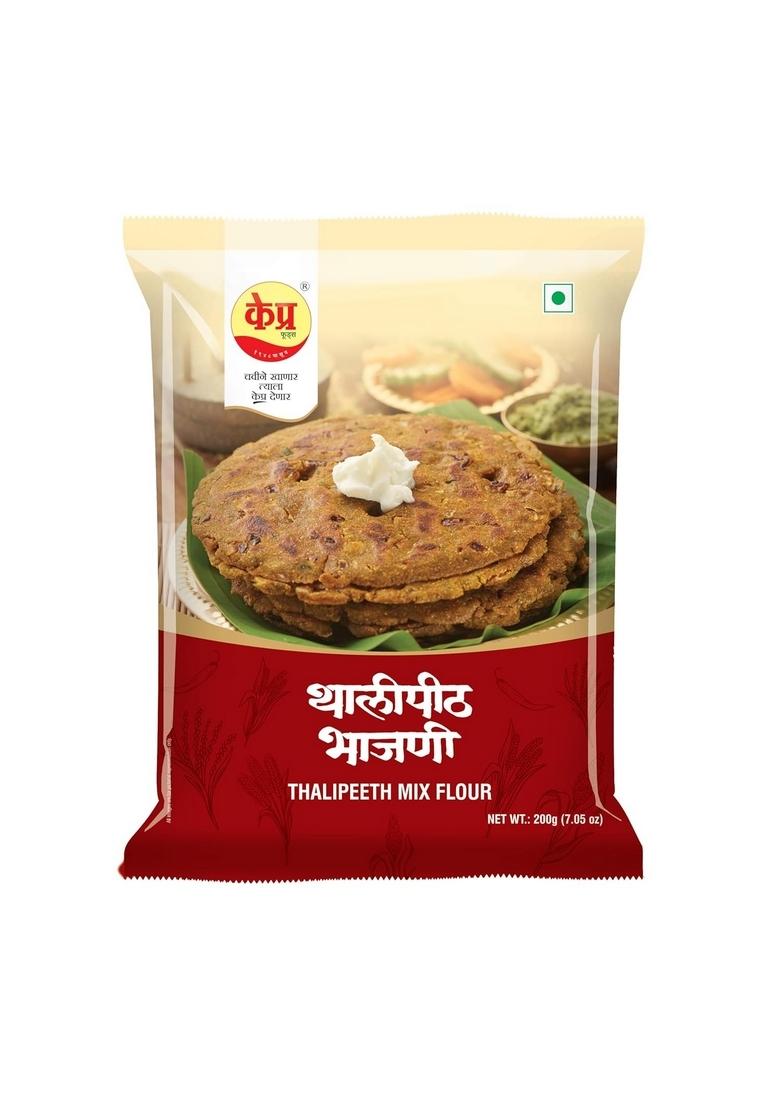 K-Pra Foods K Pra Thalipeeth Bhajani | Multigrain Mix Flour Pack Of 3 Each 200 Gm-(600 Gm)