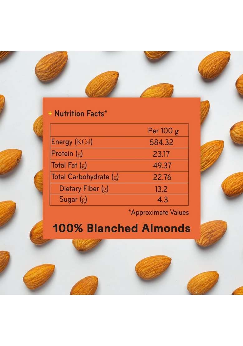 By Nature Almond Flour, 200G | Low Carb Keto Friendly Blanched Fine Powder 100% Natural Protein Rich Gluten Free In Vitamin E & Anti - Oxidants Dietary Atta - Indya
