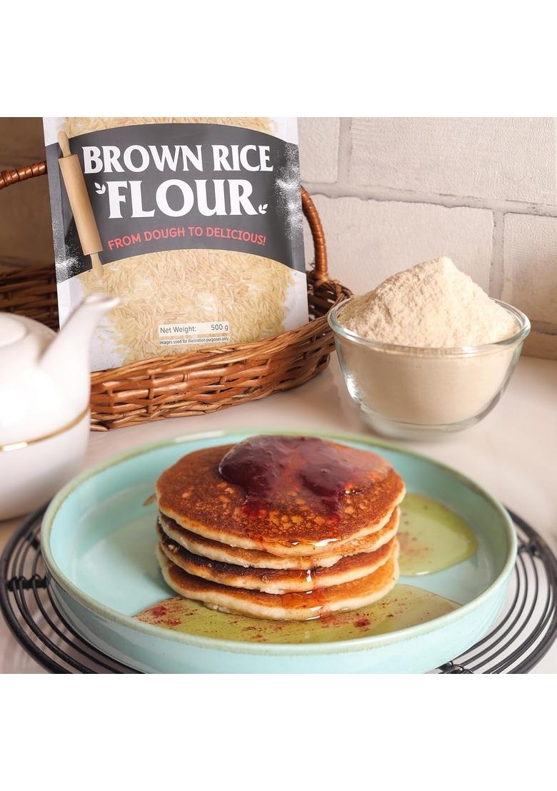 Urban Platter Brown Rice Flour, 500G (Gluten-Free | Good Source Of Fiber And Protein Ideal For Baking)
