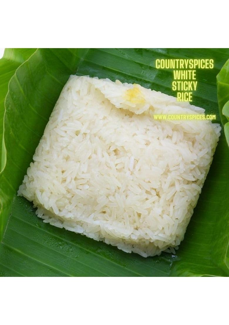 Countryspices White Sticky Rice | 1 Kg Traditional Variety Of That Is Low On Calories, Cholesterol, And Fat.