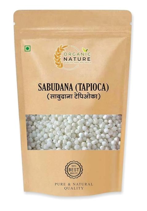 Organic Nature Sabudana Sagoo Dana Tapioca (Pack Of 900 Gram)