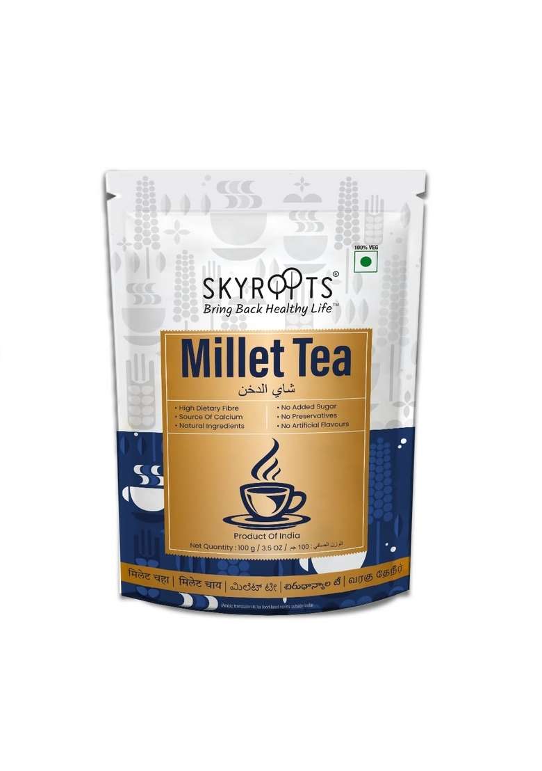 Skyroots Millet Tea, Nutritious And Refreshing, 100 Gm Each, Pack Of 3 - Indya