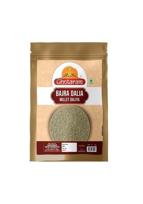 Ghotaram Diwali Sale Organics Bajra Bazra Daliya Khichdi/Broken Dukn/Pearl Millet|Rajasthani Babala Khichdi/Gero/Cracked Pennisetum Glaucum|Bajra Porridge-480G Great Indian Festival