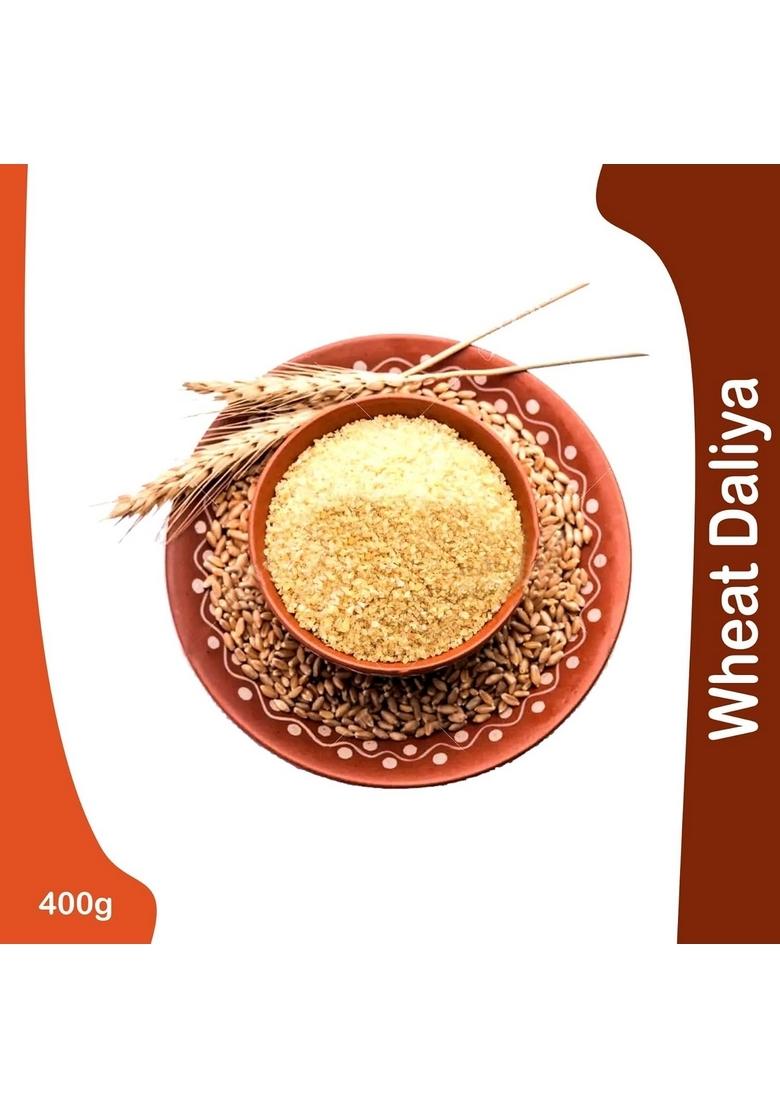 Organic Platter Wheat Daliya |Broken Wheat| Dalia| Gehu Ka Daliya| Khapli High Protein Daliya|Bulgur
