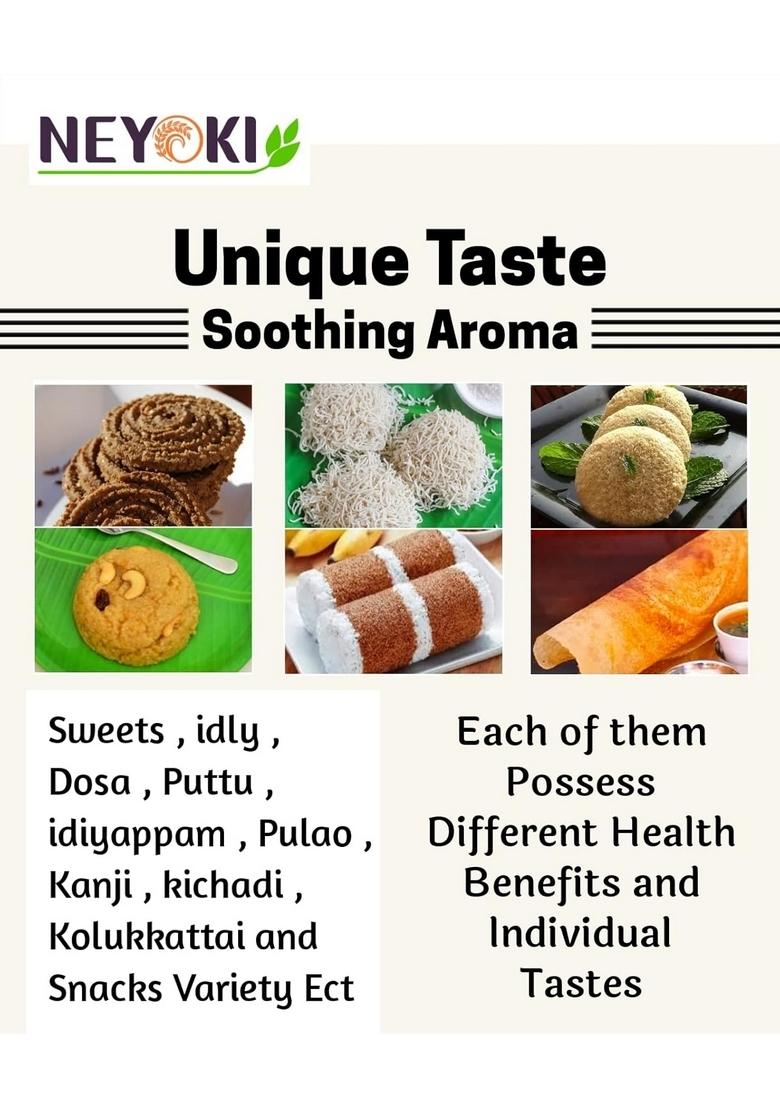 Neyoki Barnyard Millet/Kuthiraivali Puttu Powder 1Kg / Podi/Puttu Mix/Jhangora/Sanwa/Kodisama/Kavadapullu/Oodalu/Udalu