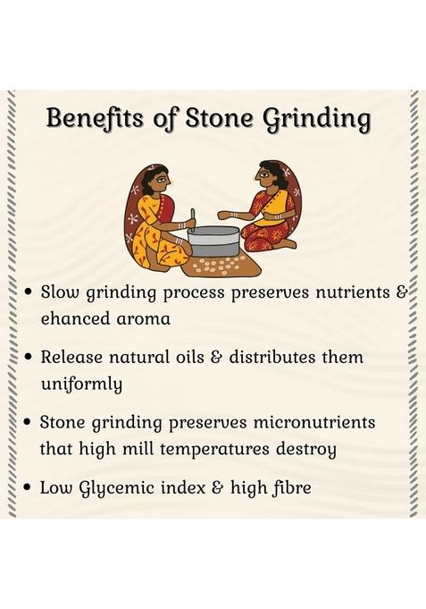 Natureship Jau Sattu Flour (Barley Sattu), 500G | Handmade Indian Superfood Roasted And Stone-Ground By Hand (45–60 Rotations/Hour) High Protein Powder Fibre Perfect For Healthy Drinks, Parathas & Snacks From Bihar Jharkhand