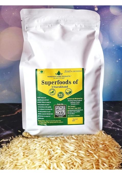 Raindrop Home Products - Eat Right, Live Right Dehradooni Basmati Rice 20 Mm(After Cooking) Long Grain With Rich Aroma (1.6)