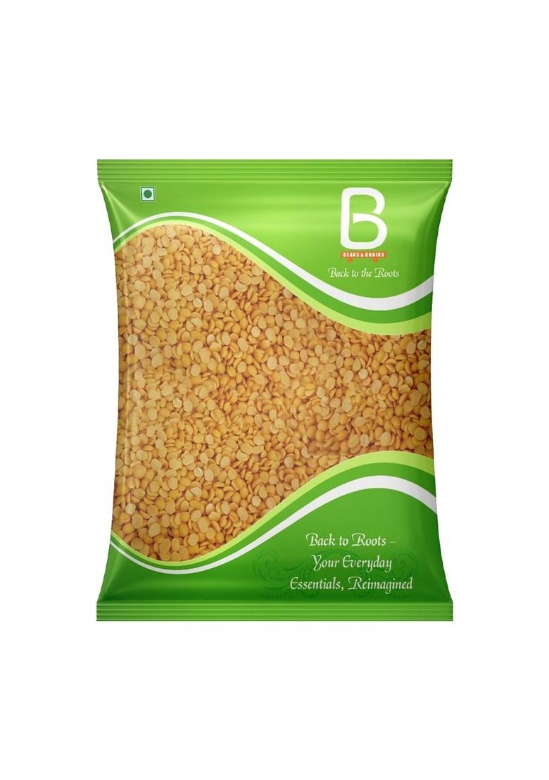 Beans & Grains Unpolished Moong Dal (Split), 1Kg | Split Lentils High-Protein, Fiber-Rich Hygienically Packed Ideal For Khichdi, Tadka Everyday Cooking