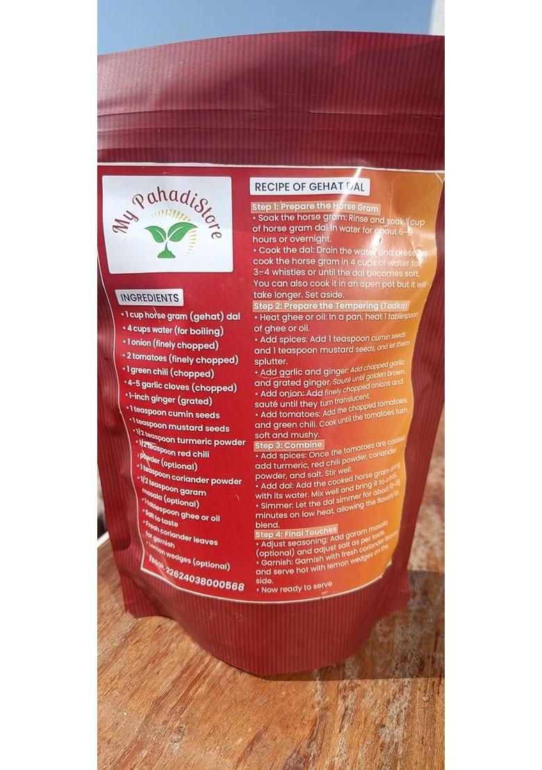 My Pahadi Store Store-Organic Natural Gehat Dal (Himalayan Horse Gram) Kulthi /500Gm