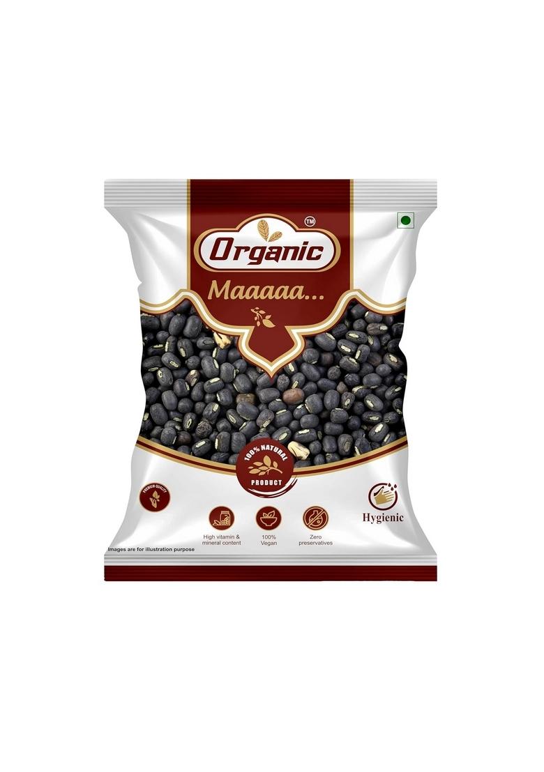 Organic Maaaaa... Black Urad Whole Dal, |Rich In Protein|No Cholesterol|No Additives (500)