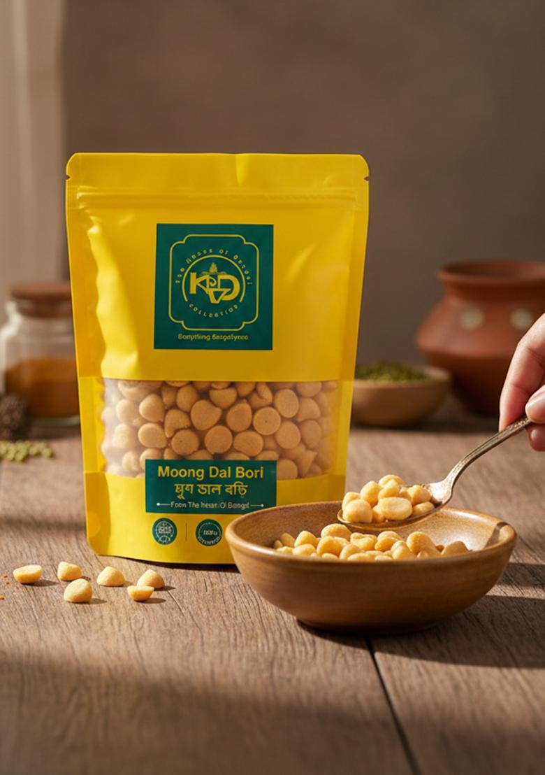Kvd Collection Bangla Premium Handmade Bengali Sona Moong Dal Bori