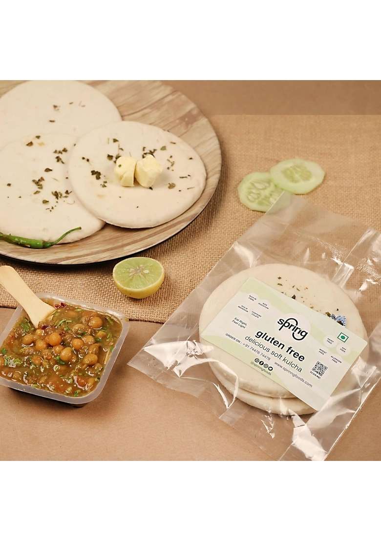 Sprinng Gluten Free Kulcha, 140 Gram, (Pack Of 2) - Indya