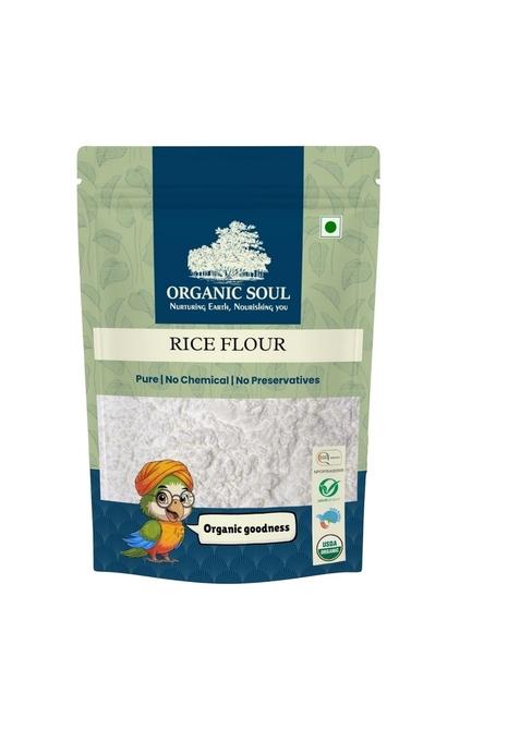 Organic Soul Rice Flour 900 Gm | Chawal Atta, Vegan And Gluten Free No Additives Preservatives Npop Certified