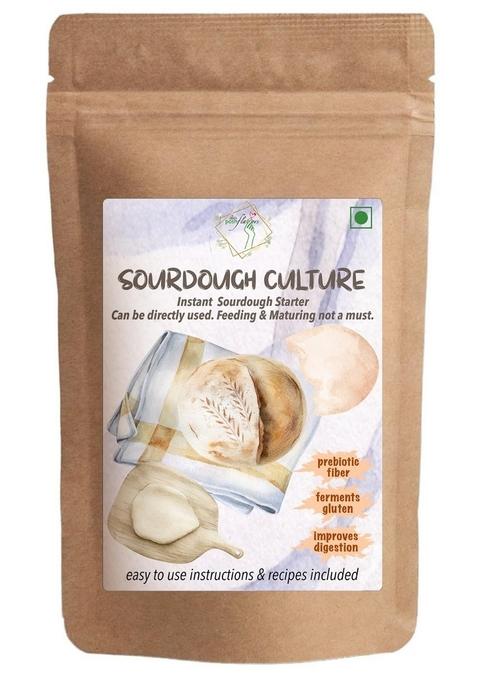 Alla'S Posh Flavors Sourdough Starter Culture | Active Instant Direct Use Easy-To-Use Instructions Included For 10 Kg Flour (500 Grams Bulk)