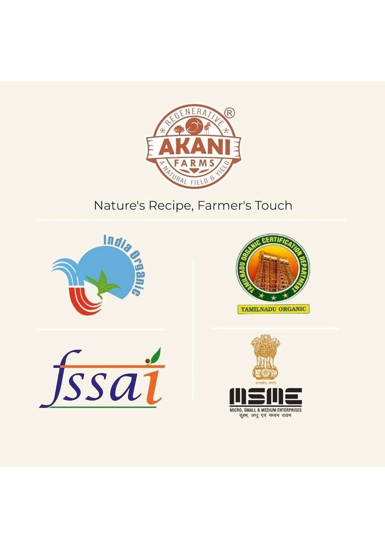 Akani Farms Ulundhu Kali Mix 250G | Traditional Tamil Superfood Organic Black Urad Dal & Rice Flour Blend Rich In Calcium Iron Protein No Sugar Added Farm-Crafted - Indya