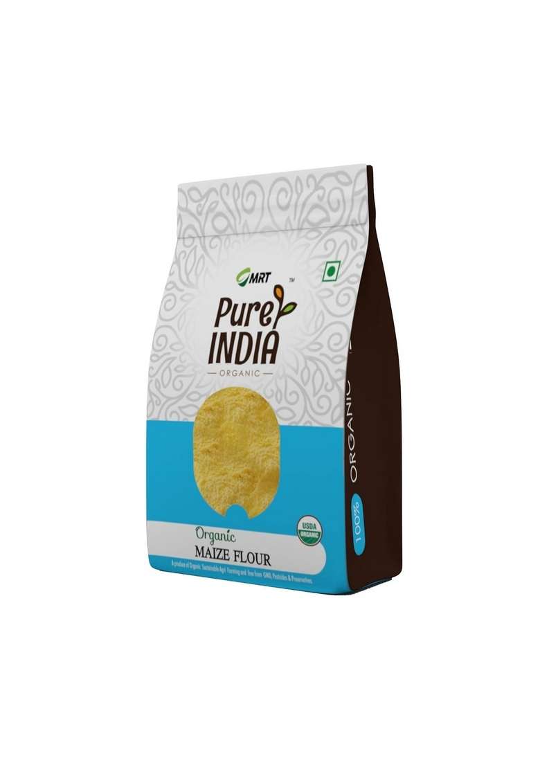 Mrt Organic Maize Flour 450Gm - Indya