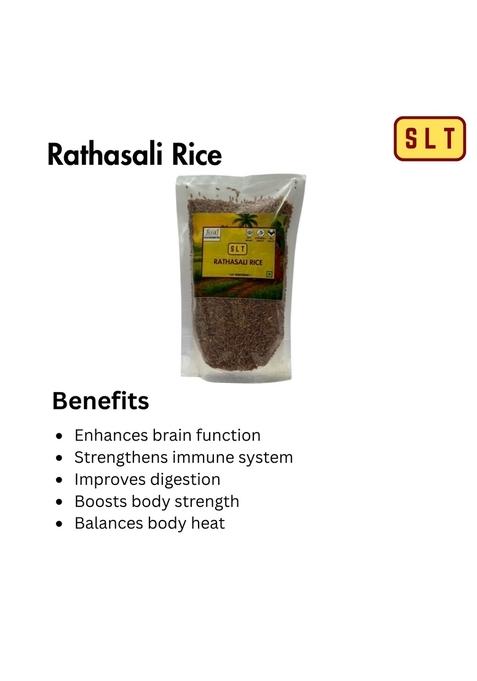 S L T Rathasali Rice 500G– Traditional Red From Tamil Nadu | Unpolished & Naturally Grown Rich In Iron Fiber Heritage For Daily Health