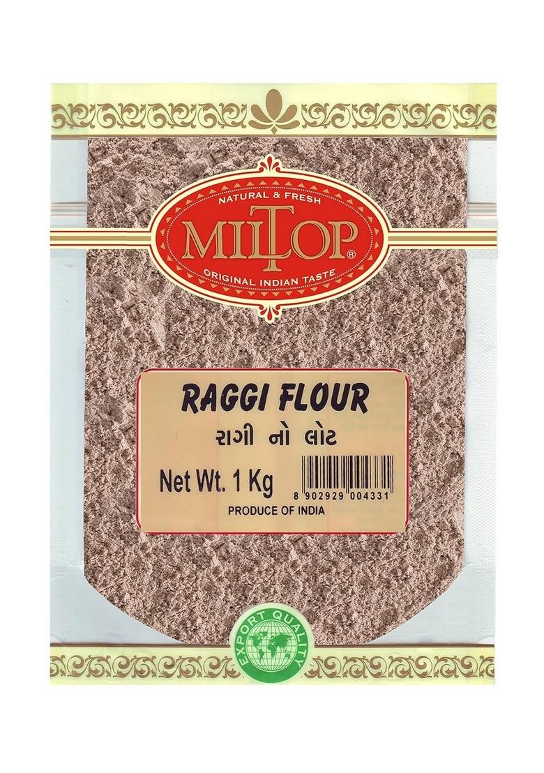 Miltop Ragi Flour | Nachini Atta Finger Millet Puttu Powder Export Quality(1Kg)