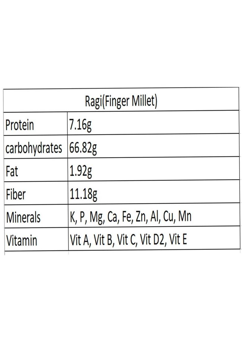 Miltop Ragi Flour | Nachini Atta Finger Millet Puttu Powder Export Quality(1Kg)
