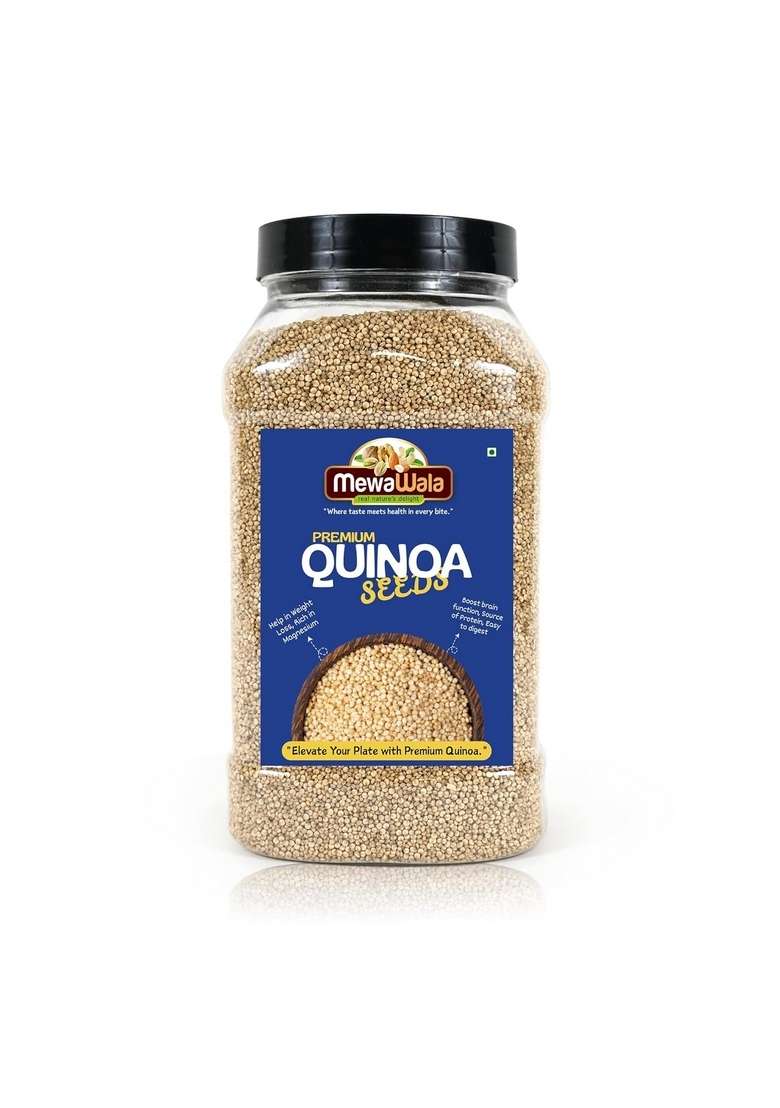 Mewawala Premium Quinoa Seeds, 1 Kg, Gluten-Free, High In Protein And Fibre, 100% Natural - Indya