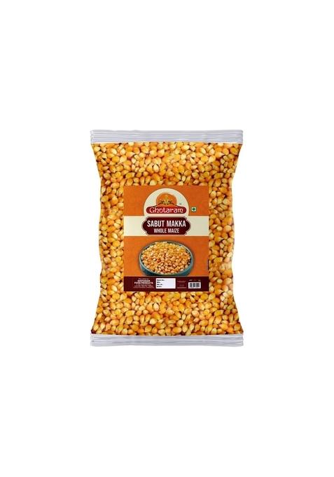 Ghotaram Organics Alwar Sabut/Whole Maize Makki/Sabut Corn Gluten Free||Whole Makki Anaj Makka Granules-480 Grams(480 Grams*1Pkt)