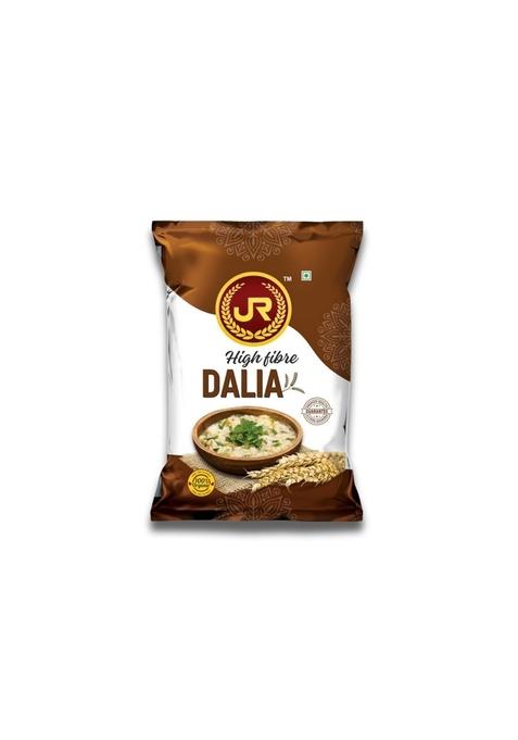 Jr Dalia 500Gms | 100% Wheat |Fibre No Preservatives Broken Daliya High Dietary Fiber For Easy Digestion, Porridge Refined Semolina Flour, Preservation