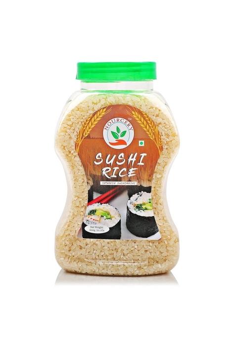 Nourcery Sushi Rice, 600G | Authentic Short Grain Japanese Sushimeshi Vacuum Sealed For Freshness Ideal Sushi, Onigiri, Asian Dishes & Daily Cooking