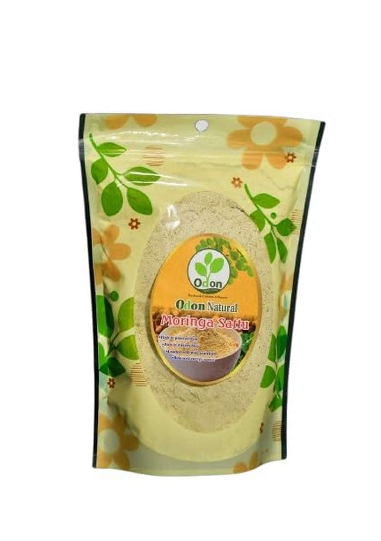 Odon Natural Moringa Sattu Premix Powder - Protein Fiber-Rich Nutrition Drink - Indya