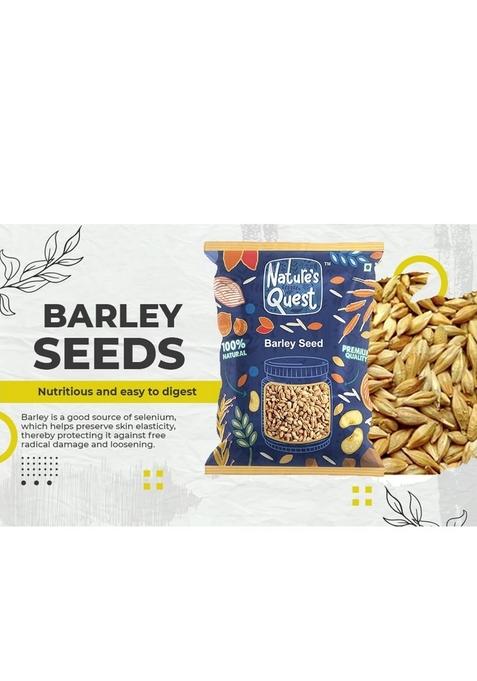 Nature'S Quest Organic Barley 900 Gms Jau Sabut Whole Grain Pearl Seed Fibre Rich 100% Natural & Vegan With Fibre, Vitamins Minerals Improves Digestion Heart Healthy