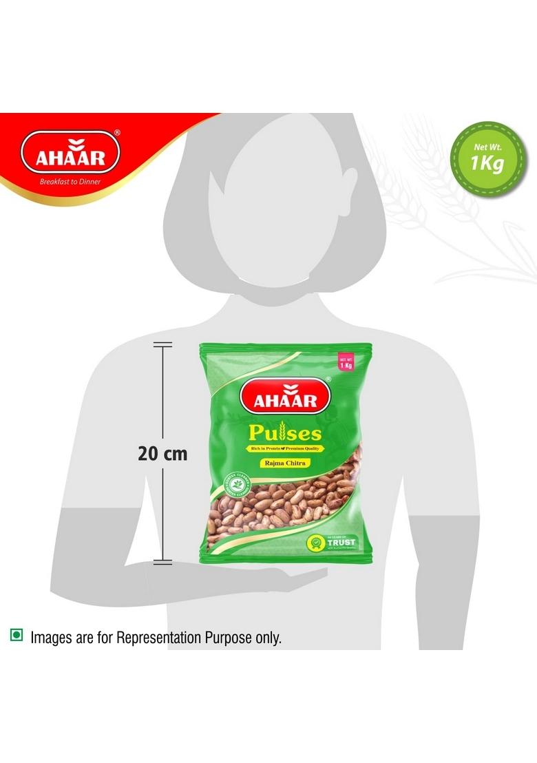 Ahaar Premium Nutritious Rajma Chitra 1 Kg
