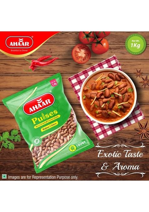 Ahaar Premium Nutritious Rajma Chitra 1 Kg