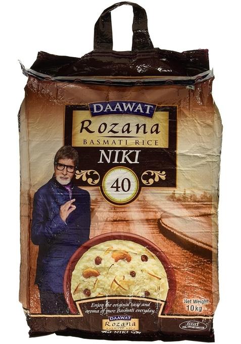 Daawat Rozana Basmati Rice, Niki, 10Kg