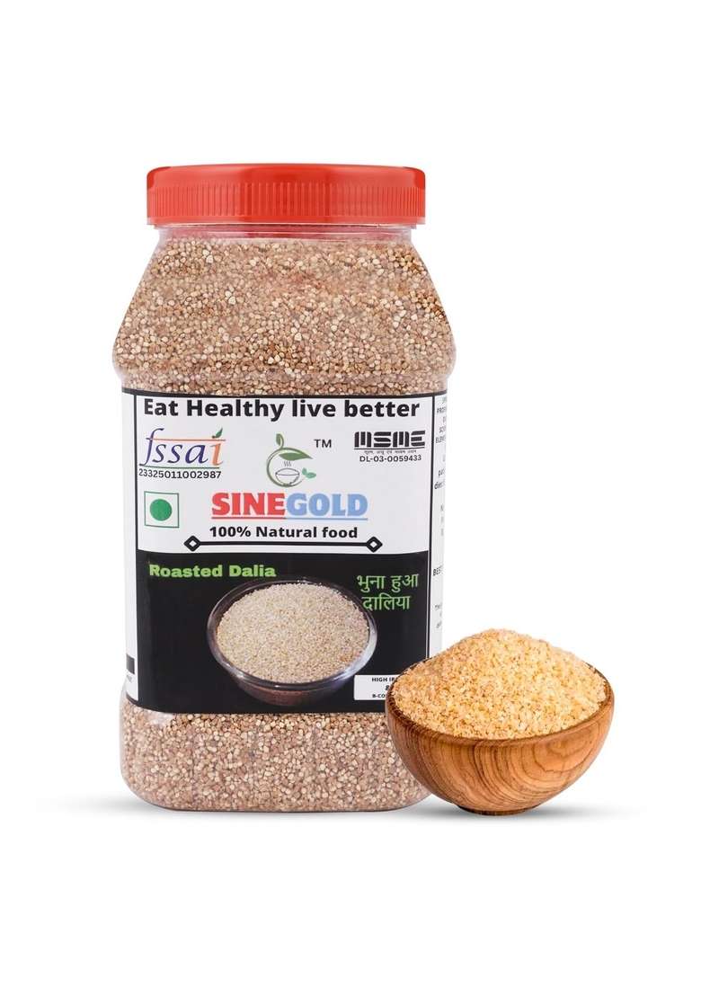 Sinegold Broken Wheat Daliya | Nutritious With High In Protein And Fiber Roasted Gehoon Dalia Easy To Use No Preservatives 920 Gm - Indya