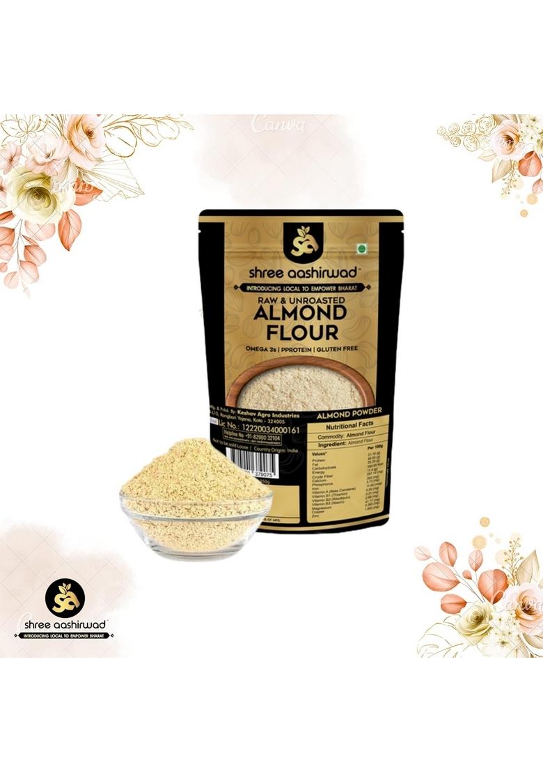 Shree Aanantam 100% Pure Natural Premium Almond Flour -400Gr