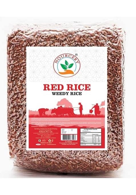 Nourcery Red Rice, 1Kg Navara Rice/Laal Chawal/Certified Organic/Natural And Premium Rice/Ancient Ayurvedic Kerala Rice/Njavara Rice/Chemical Free Rice