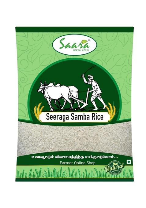 Saara Herbal Fresh Seeraga Samba Rice 1_Kg | Biriyani Tamilnadu Traditional Unpolished