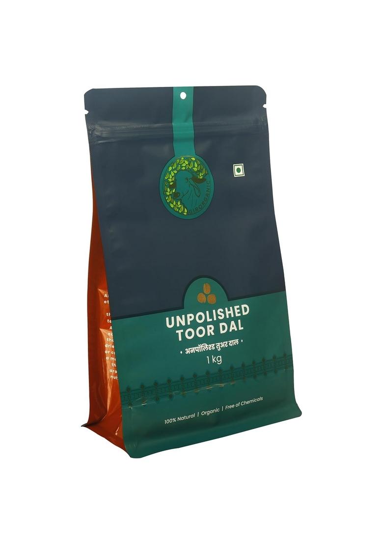 Girorganic Unpolished Toor Dal 1Kg | & Hand Pounded Arhar Split Chemicals Additives Free Organic Tuvar Protein Fiber Rich Pigeon Pea